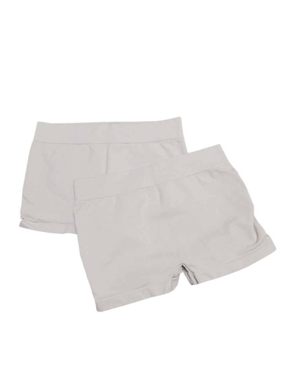Cass Invisibellas Women's Nude Tan Beige Pull On Shaping Shorties x2 Size S/M